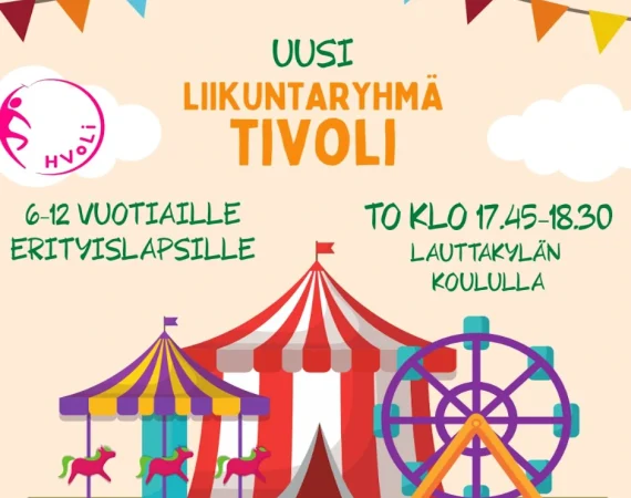 Tivolissa jokainen saa liikkua omalla tavallaan!